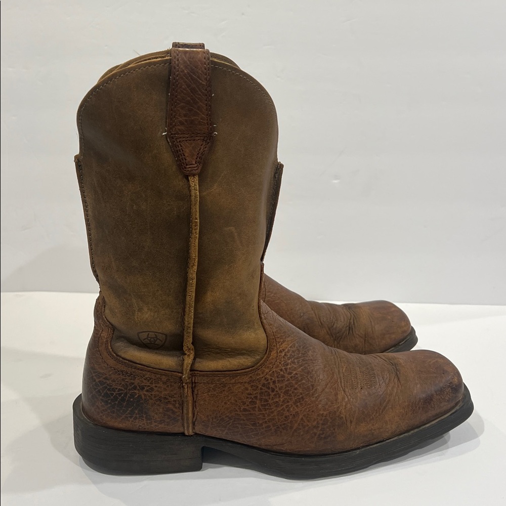Ariat Brown Leather Cowboy Boots